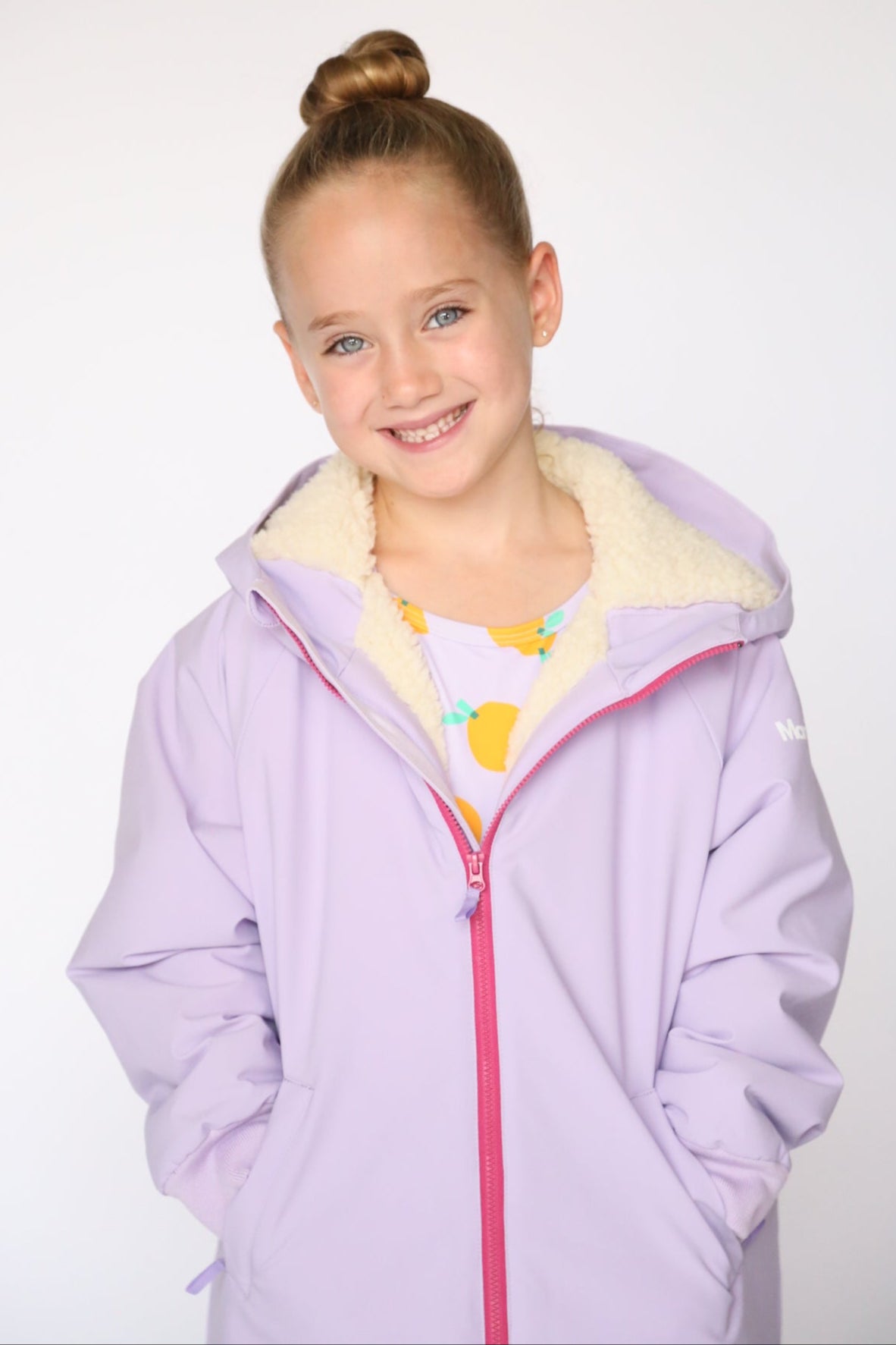 Kids Parka Purple
