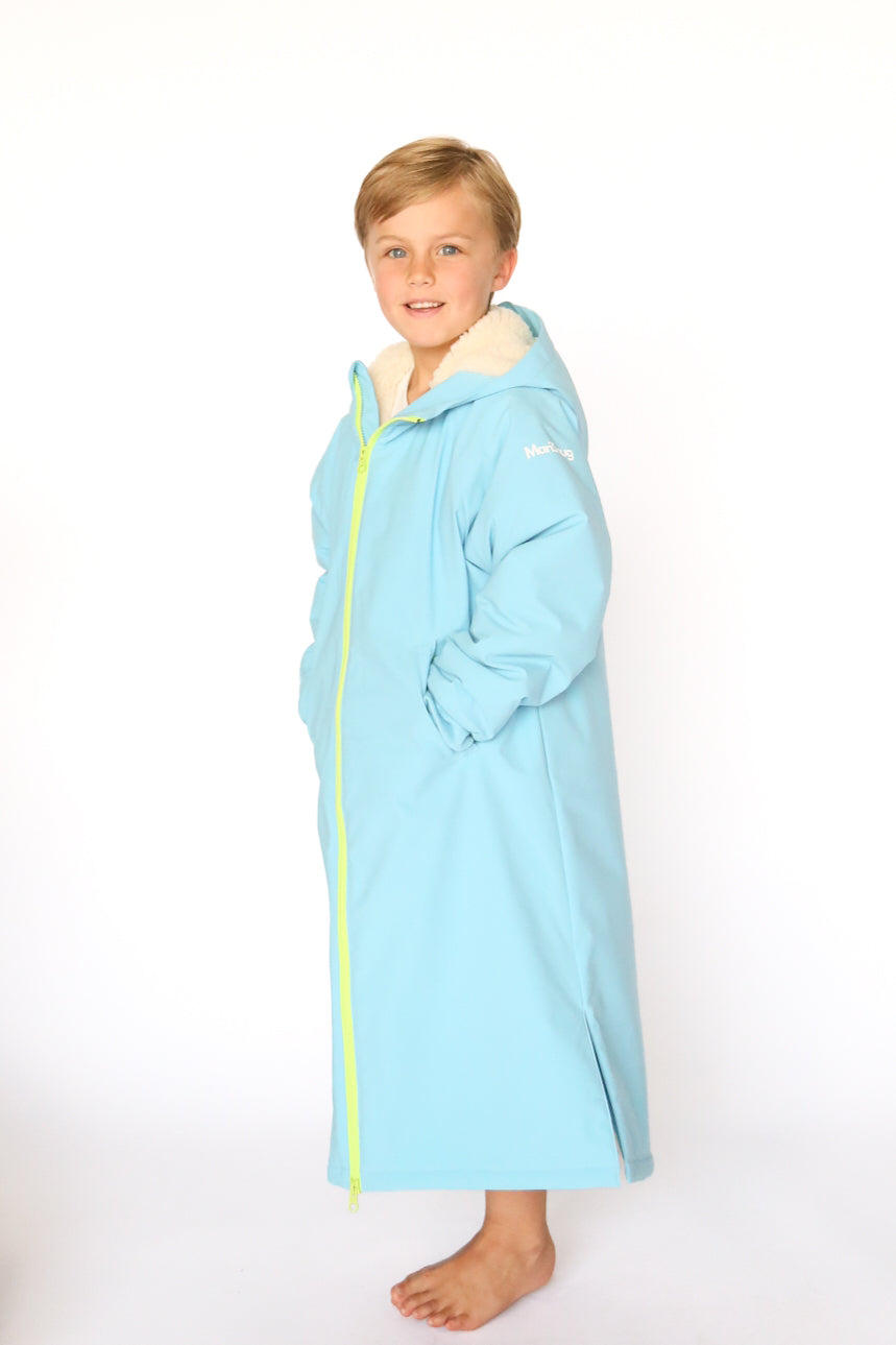 Kids Parka Aqua Blue